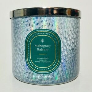 MAHOGANY BALSAM 3 Wick Candle